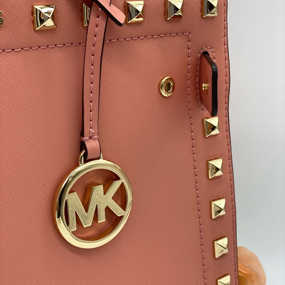 MICHAEL KORS RAYNE MEDIUM EW SATCHEL PEACH - Picture 10 of 16